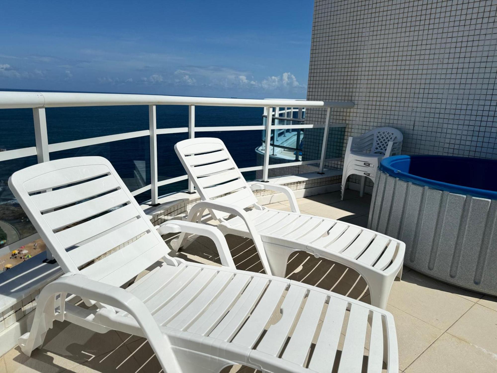 شقة Cobertura Duplex Com Vista Mar! السلفادور المظهر الخارجي الصورة