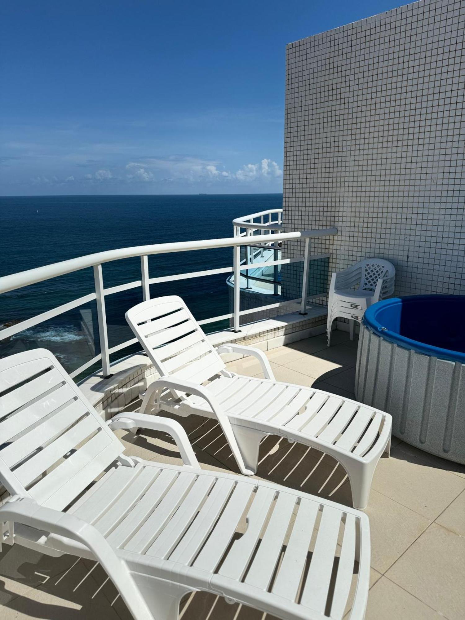 شقة Cobertura Duplex Com Vista Mar! السلفادور المظهر الخارجي الصورة