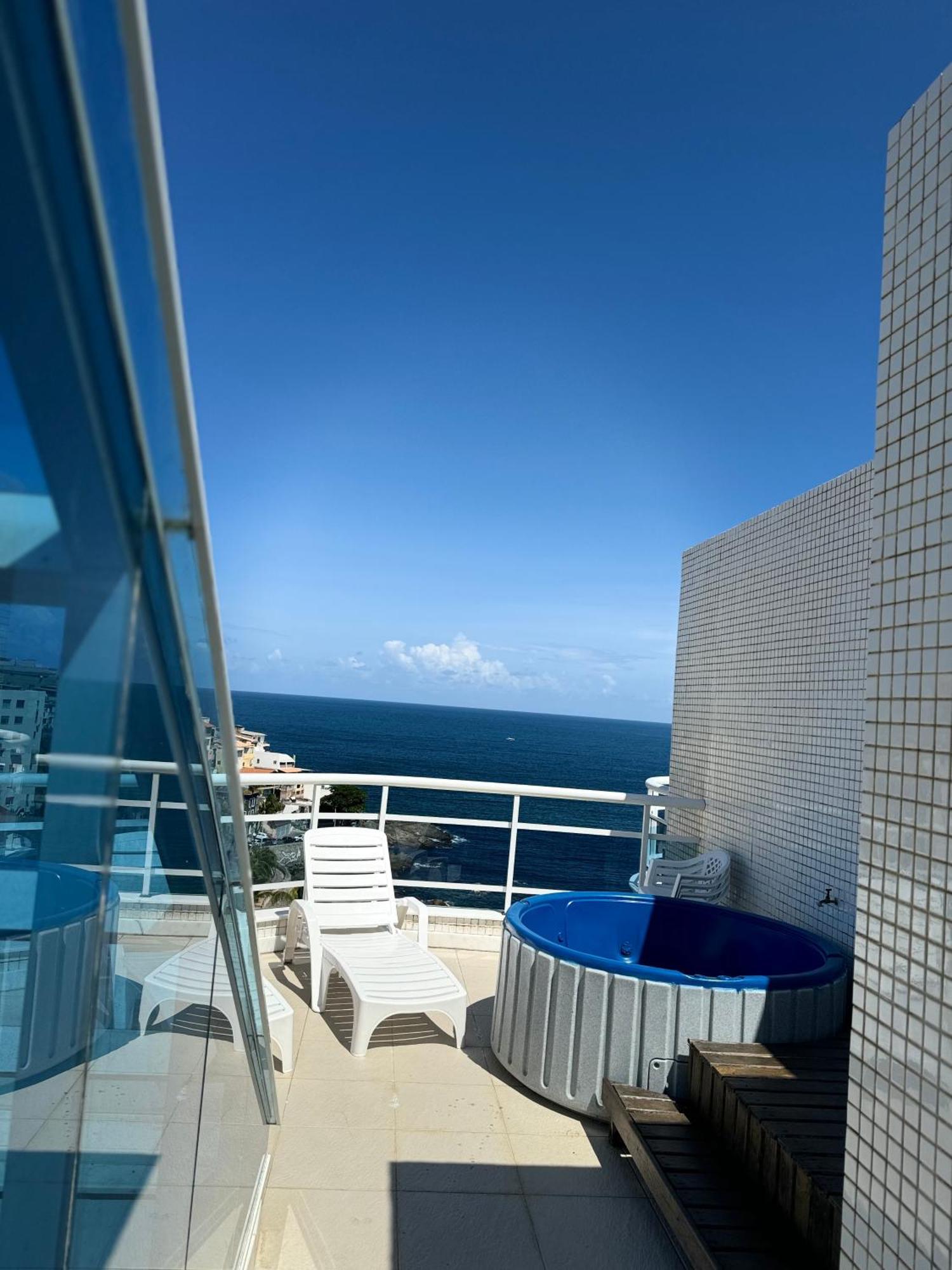 شقة Cobertura Duplex Com Vista Mar! السلفادور المظهر الخارجي الصورة