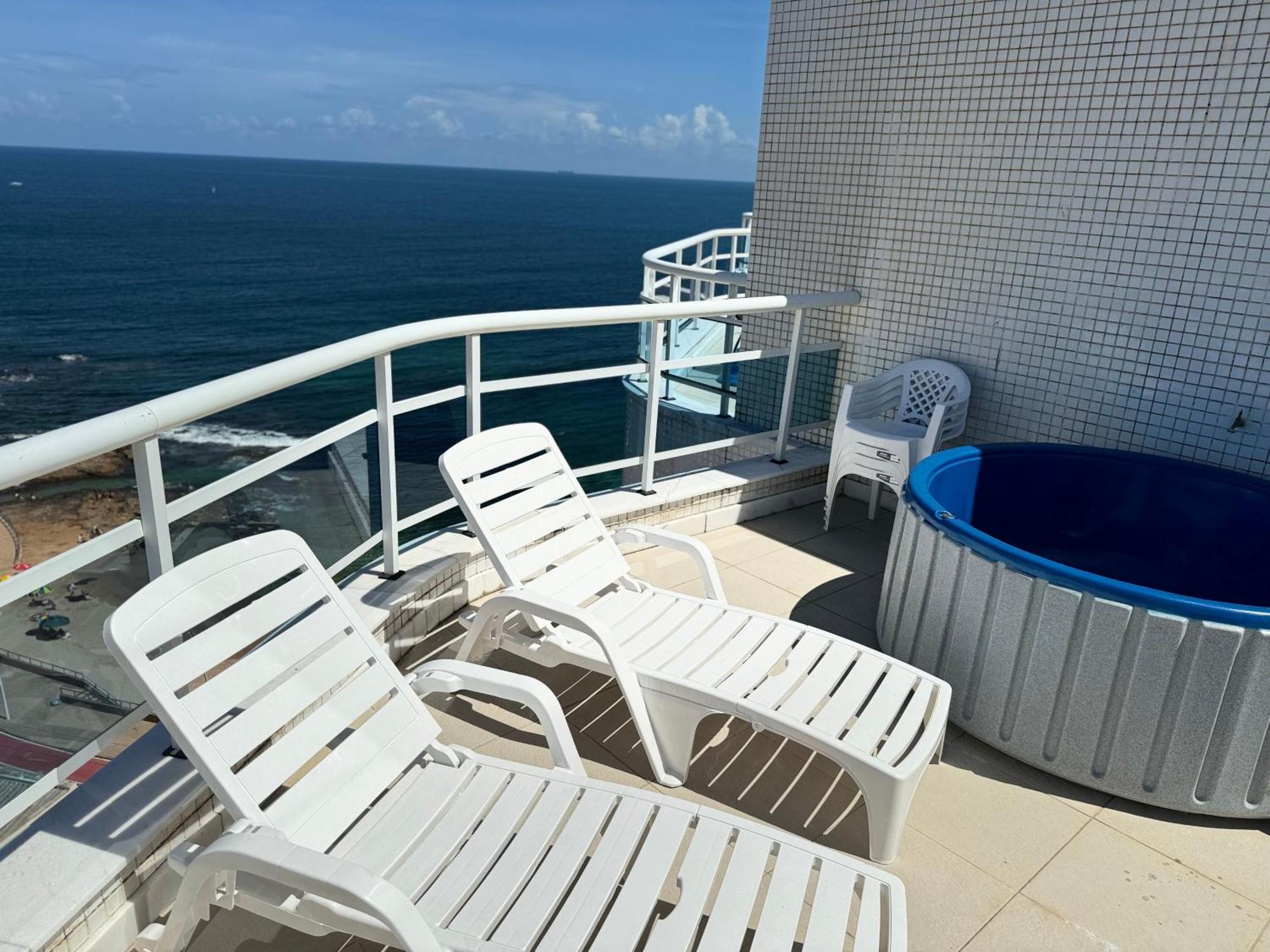 شقة Cobertura Duplex Com Vista Mar! السلفادور المظهر الخارجي الصورة